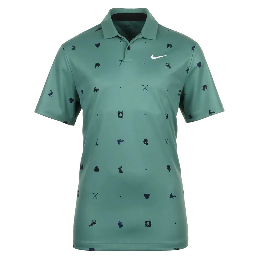 Nike Dri-Fit Tour Icon Print Golf Polo Shirt