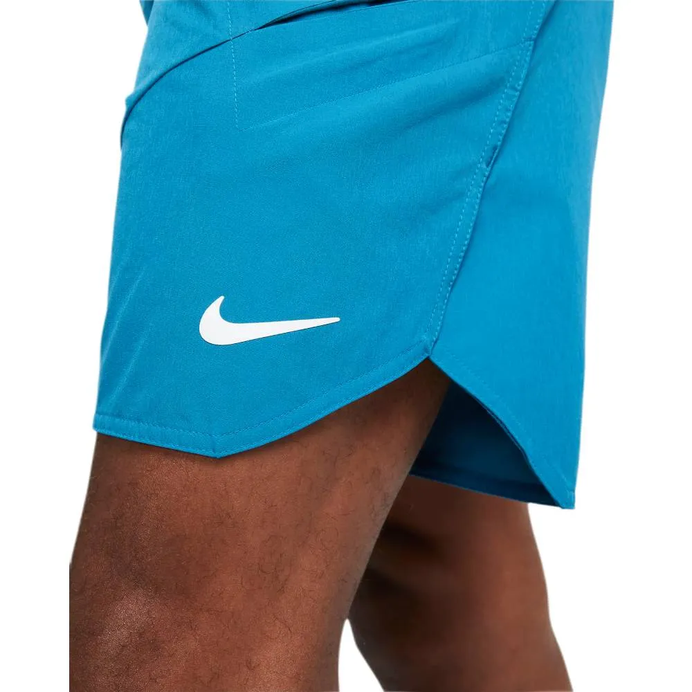 Nike Men's Dri-FIT Advantage Short 7-Inch (Green Abyss/White)