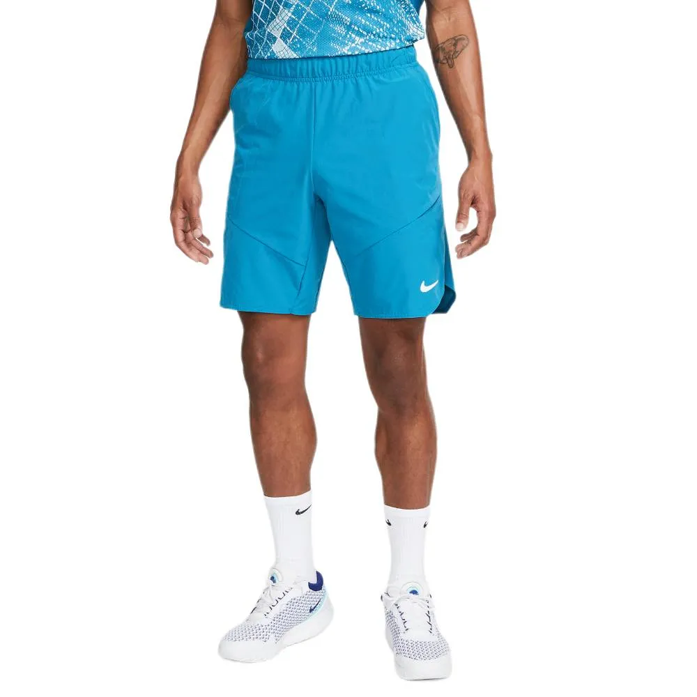 Nike Men's Dri-FIT Advantage Short 7-Inch (Green Abyss/White)