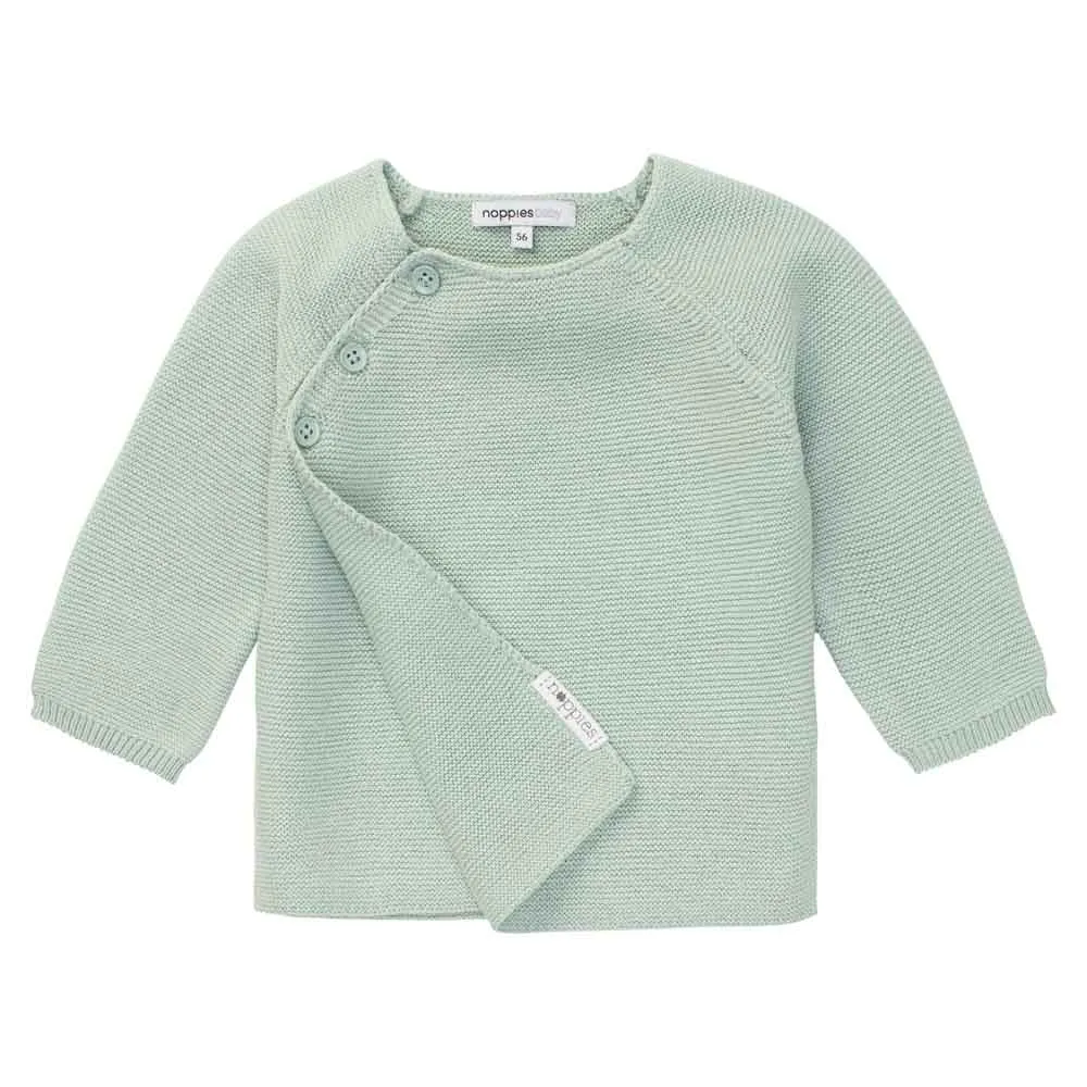 Noppies Baby Knit Cardigan Pino - Grey Mint