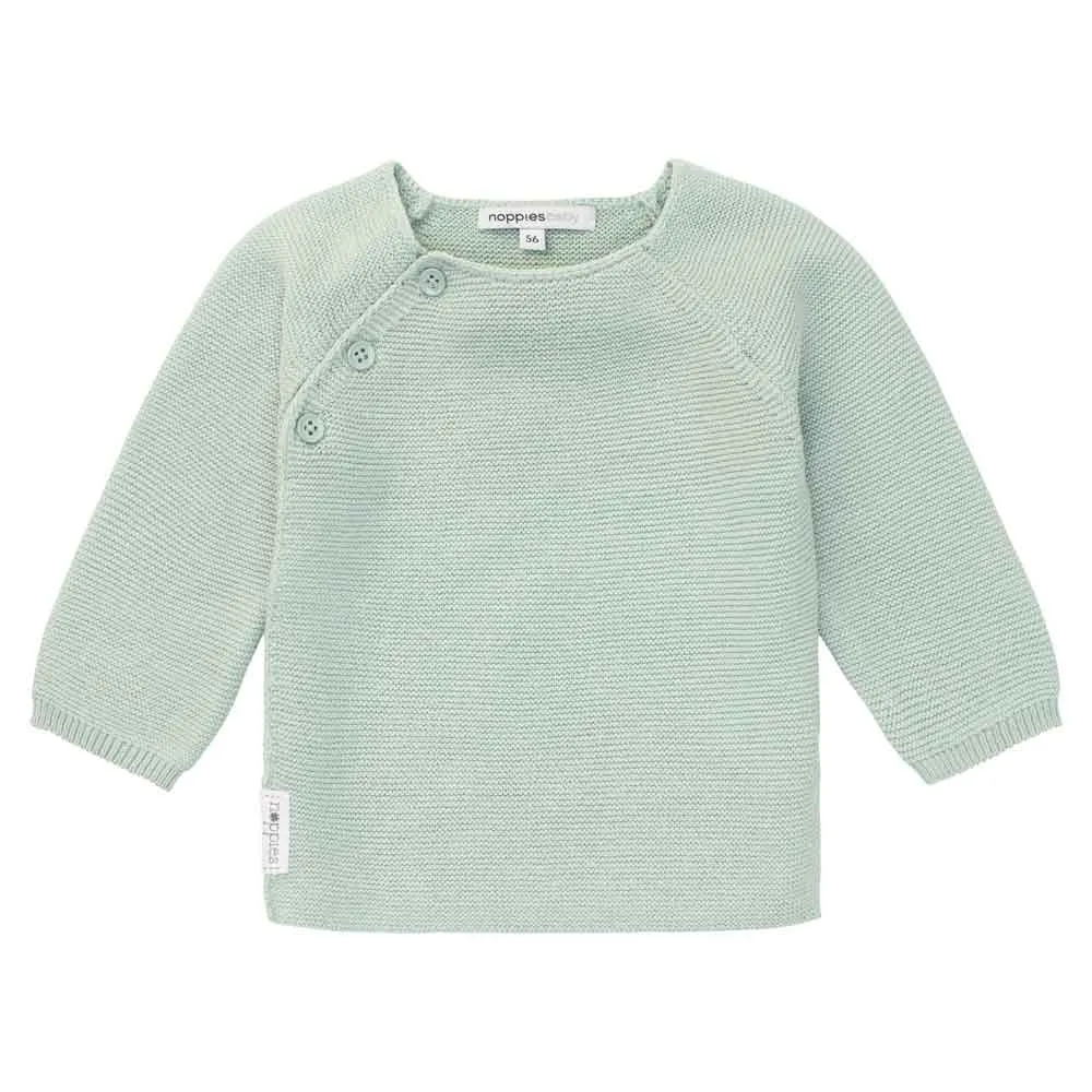 Noppies Baby Knit Cardigan Pino - Grey Mint
