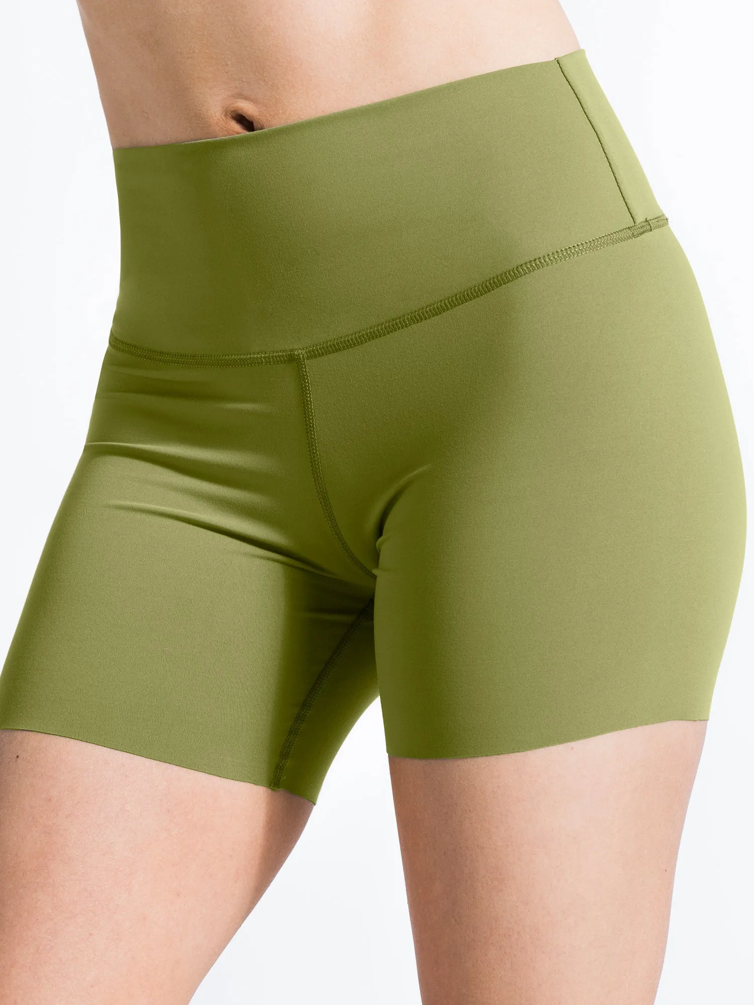 NUDE SHAPE 6" SHORTS, MUSTARD