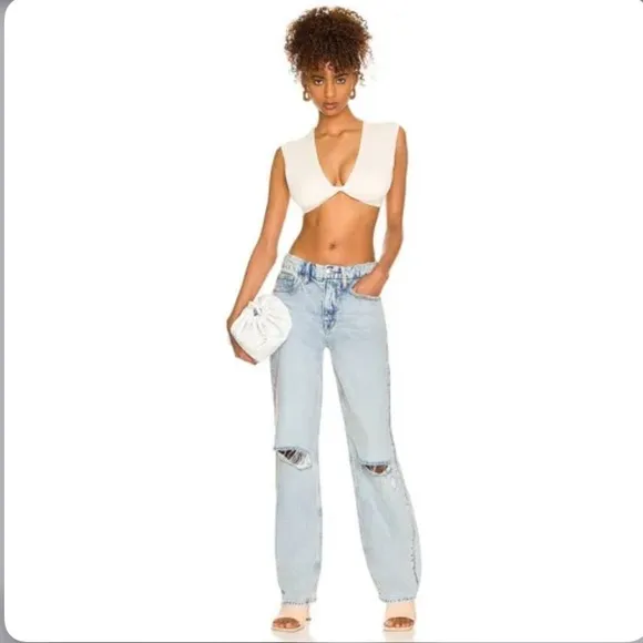 NWT! Good American  GOOD '90S JEANS in Indigo161 Size 8 style GNI050T