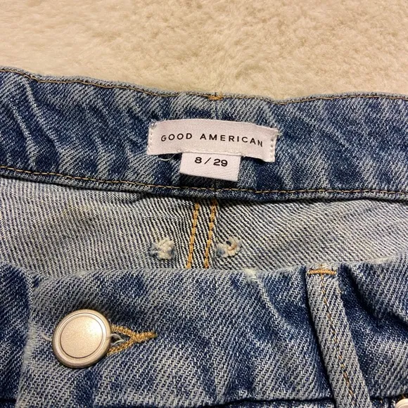 NWT! Good American  GOOD '90S JEANS in Indigo161 Size 8 style GNI050T