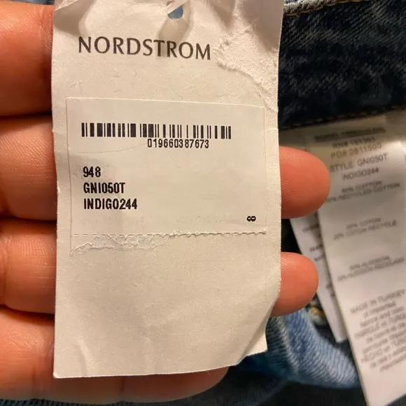 NWT! Good American  GOOD '90S JEANS in Indigo161 Size 8 style GNI050T