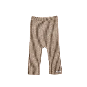 Olle Merino Wool Trousers | Beige Melange
