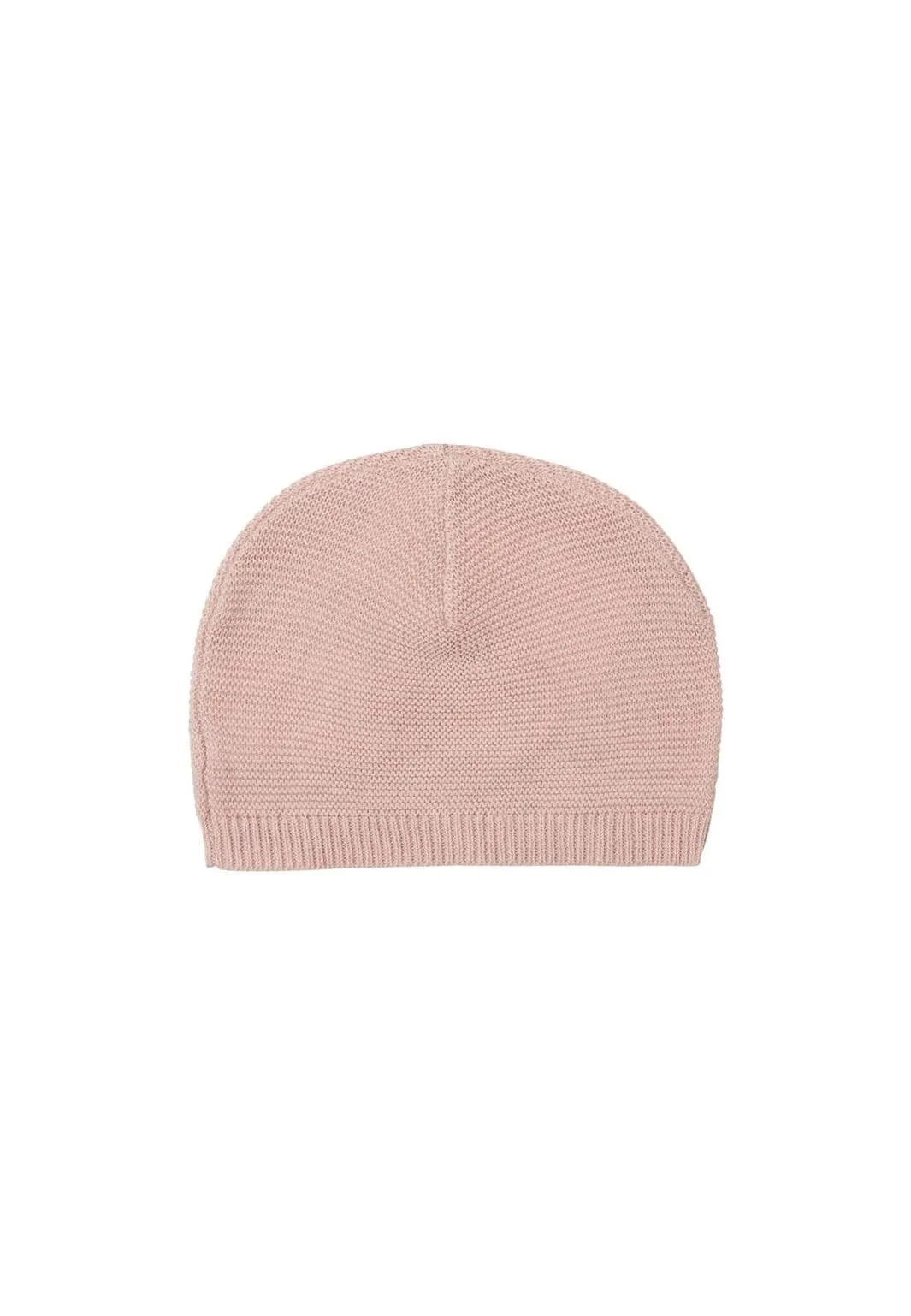 Organic Cotton Knitted Hat - Smokey Pink