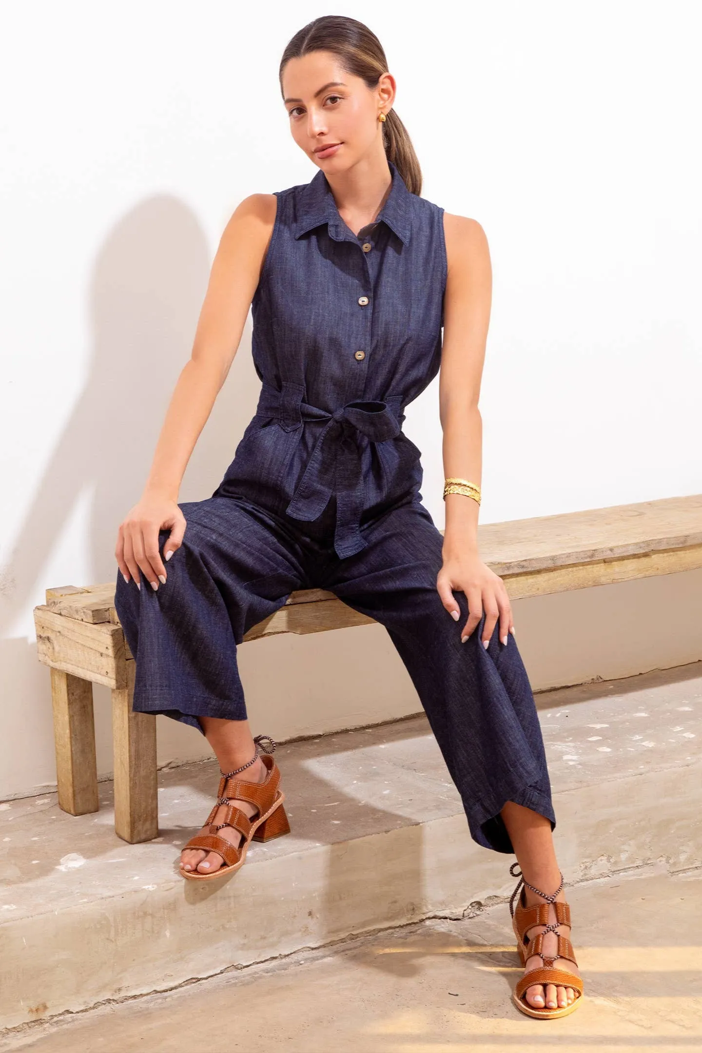 Pame Jumpsuit Eugenia Indigo