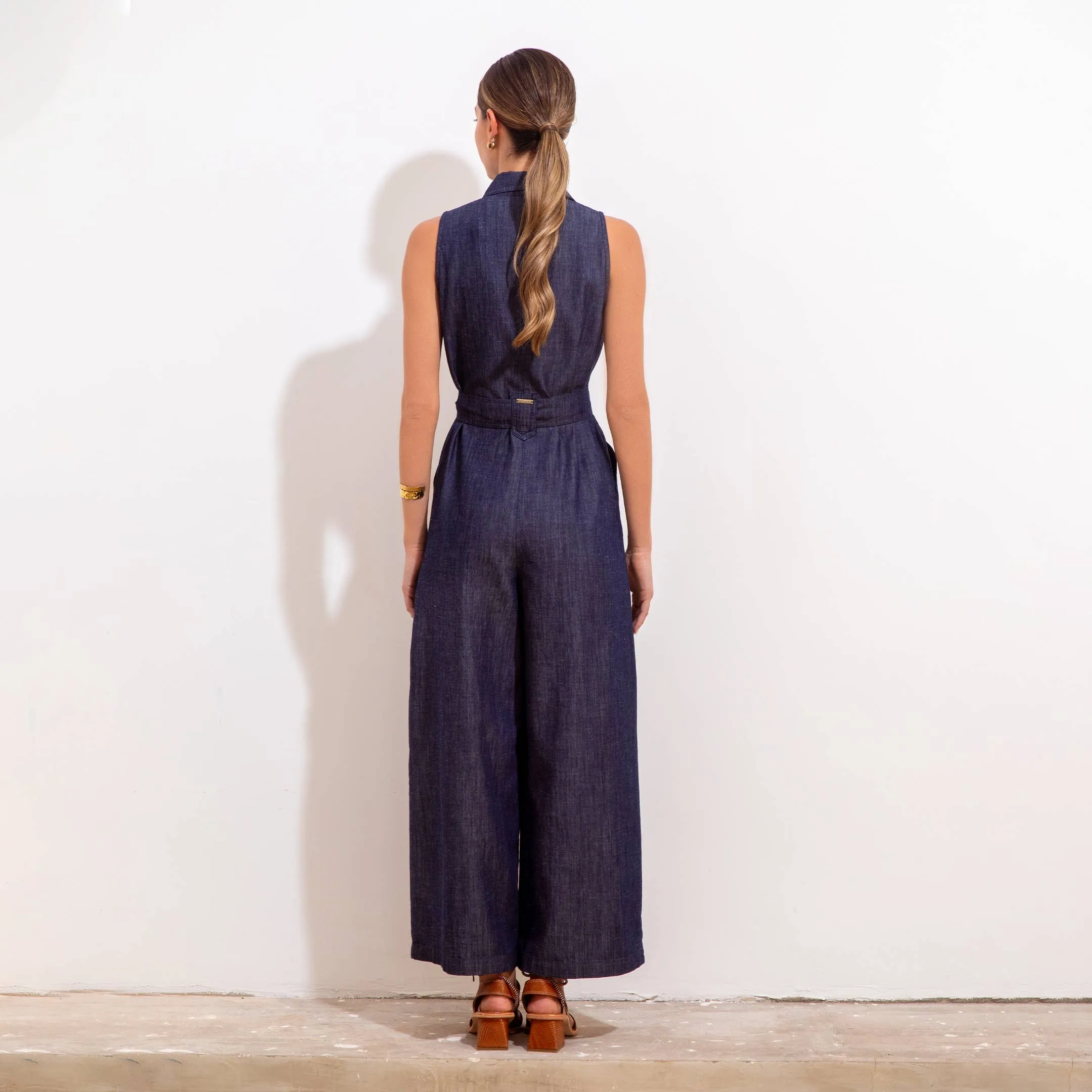 Pame Jumpsuit Eugenia Indigo