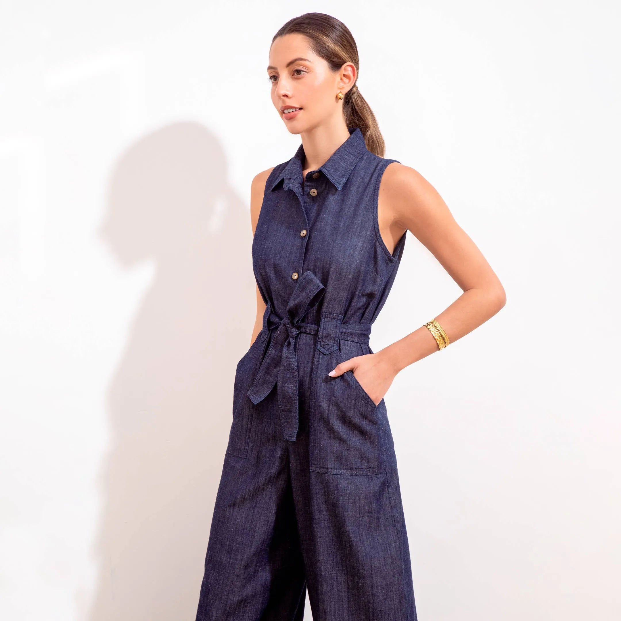 Pame Jumpsuit Eugenia Indigo