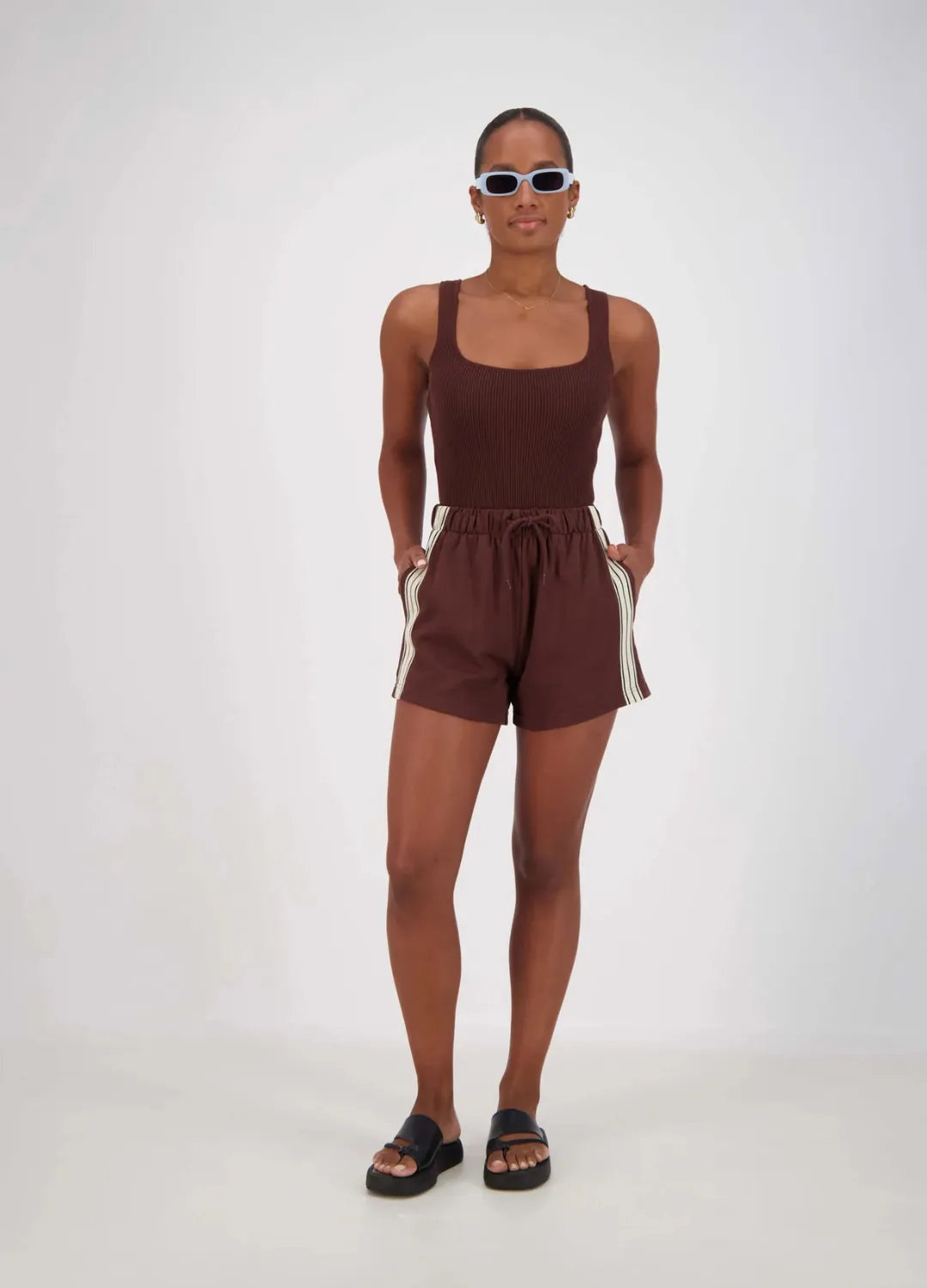 Panarea Shorts - Brown