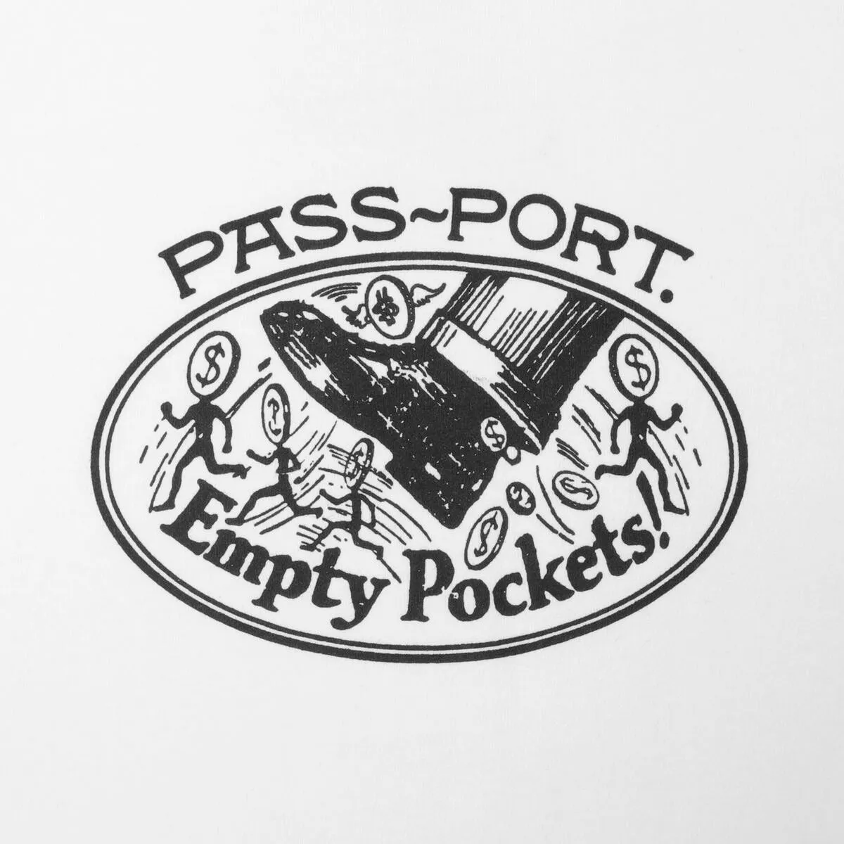 Pass~Port - Empty Pockets Tee White
