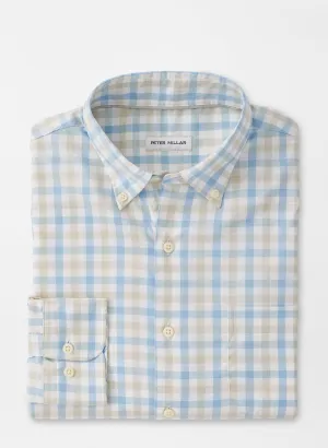 PETER MILLR MACKINAC COTTON STRETCH SPRT SHIRT - COTTAGE BLUE
