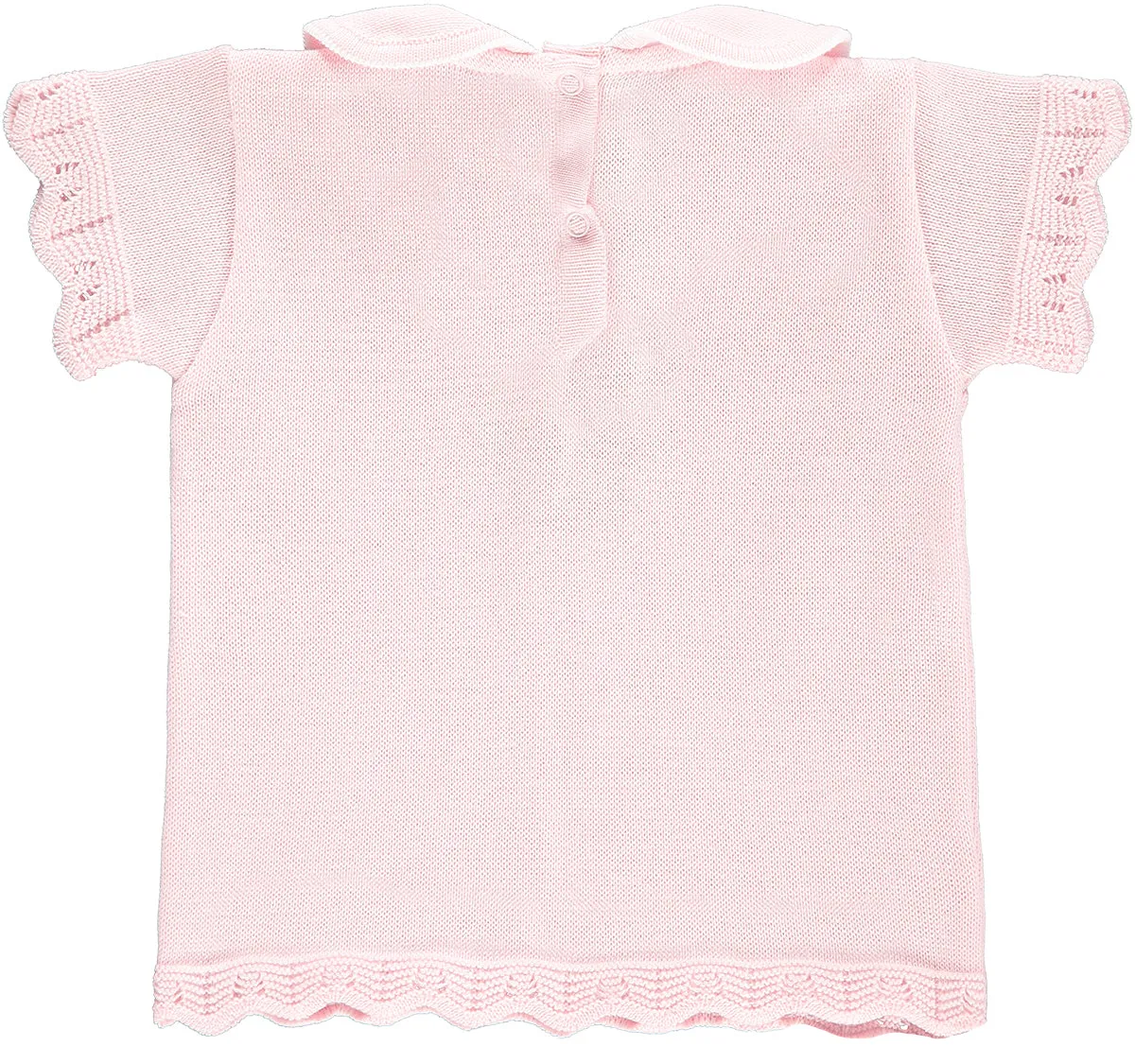 Pink Knitted Shortie Set