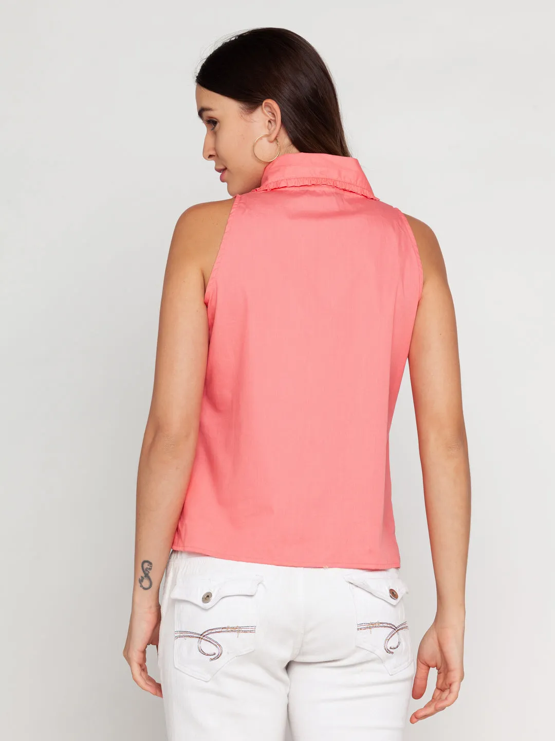Pink Solid Shirt