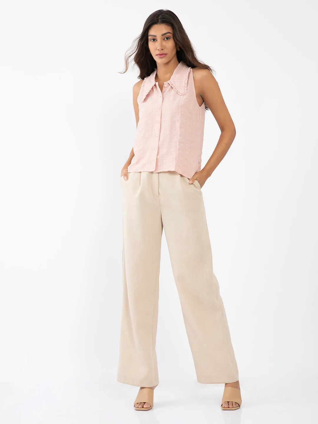 Pink Solid Top