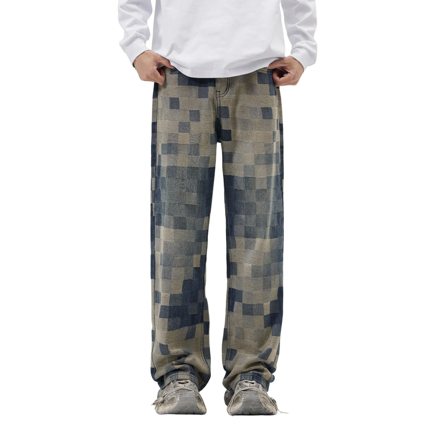 Pixel Art Baggy Jeans