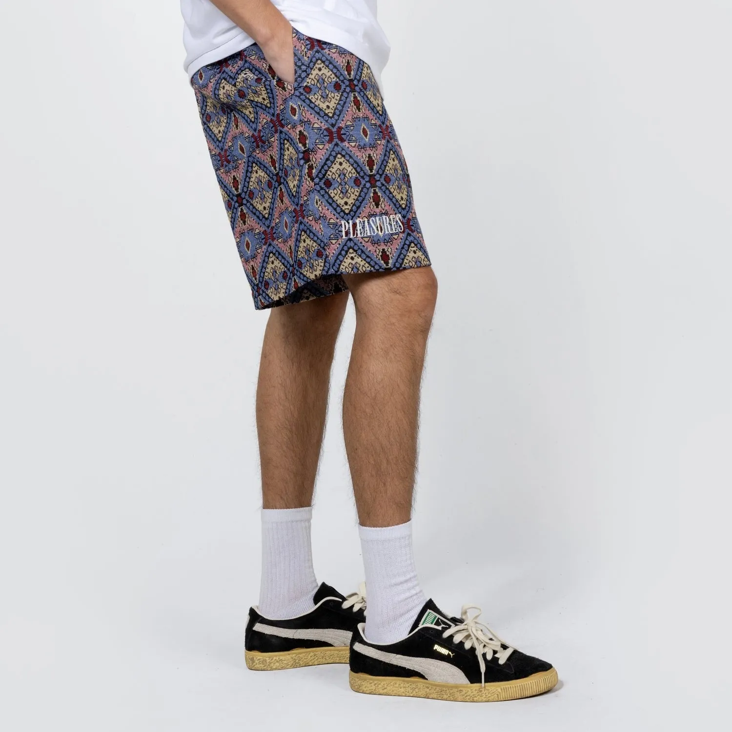 Pleasures Men Coffer Short Blue