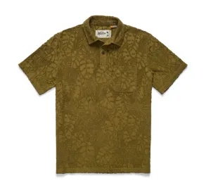 Plusherman Terry Polo: Leafy