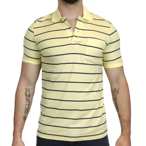 Polo Manga Corta Amici Hombre Classic - Amarillo