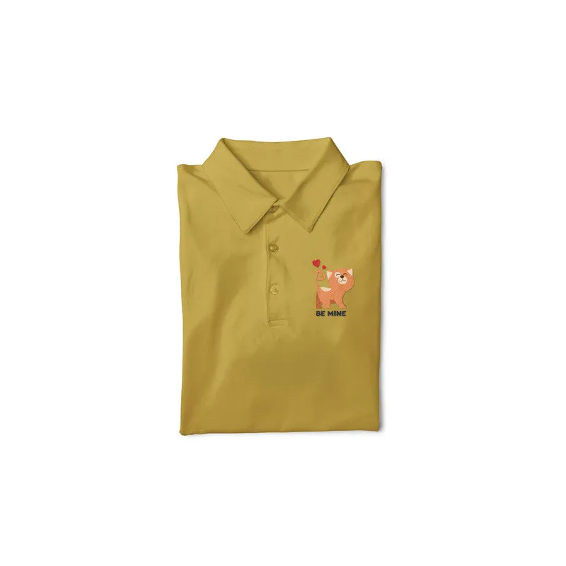 Polo Neck T-Shirt (Men) - Be Mine Valentine (4 Colours)