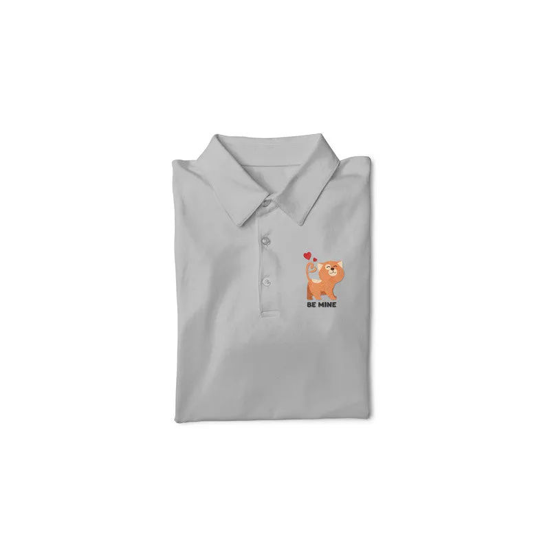 Polo Neck T-Shirt (Men) - Be Mine Valentine (4 Colours)