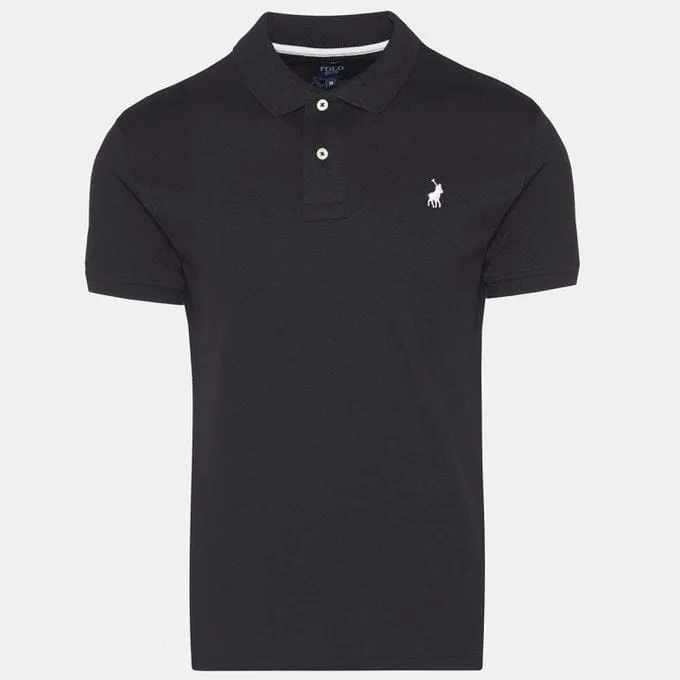 Polo Stretch Pique Golfer Black