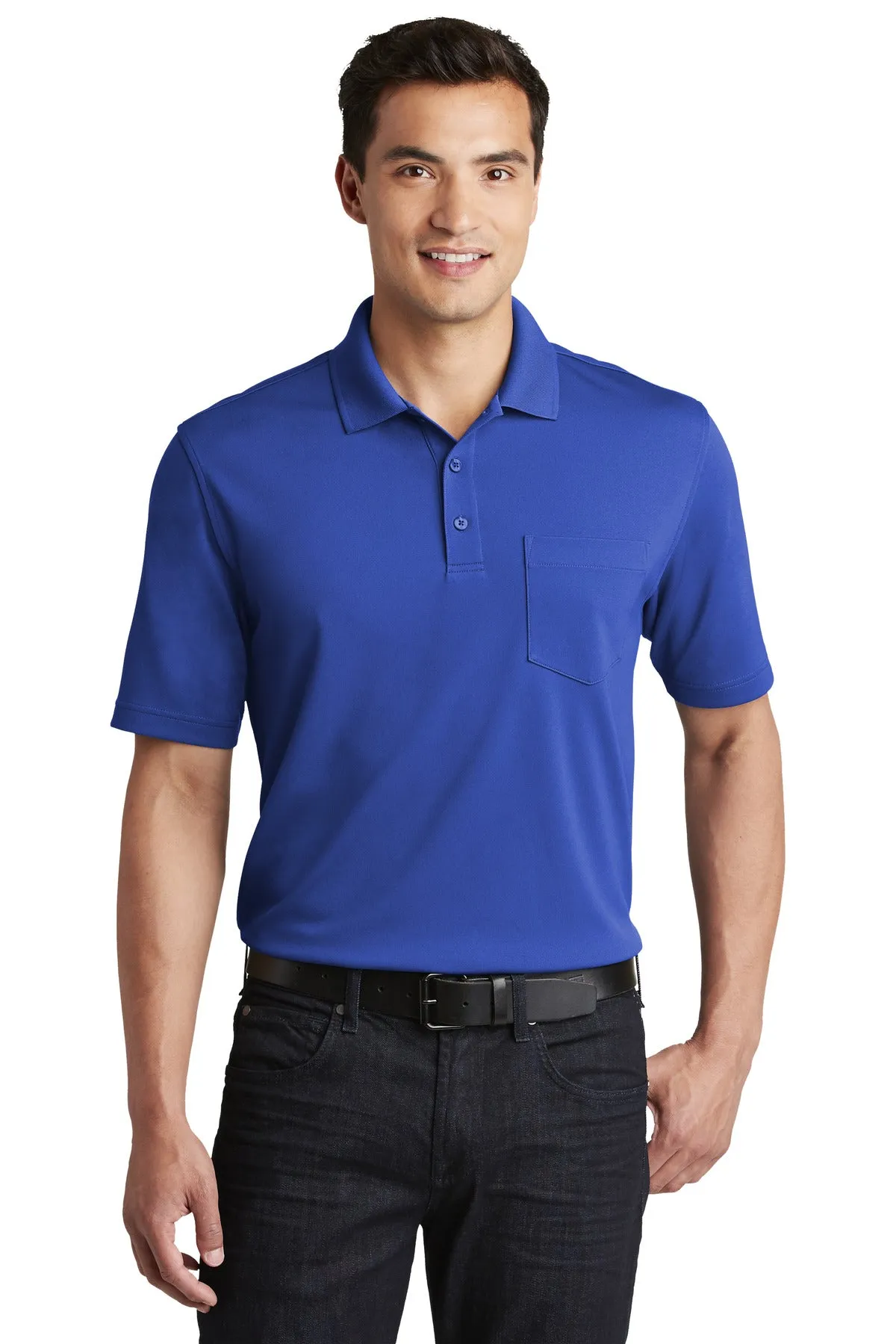 Port Authority¨ Dry Zone¨ UV Micro-Mesh Pocket Polo. K110P