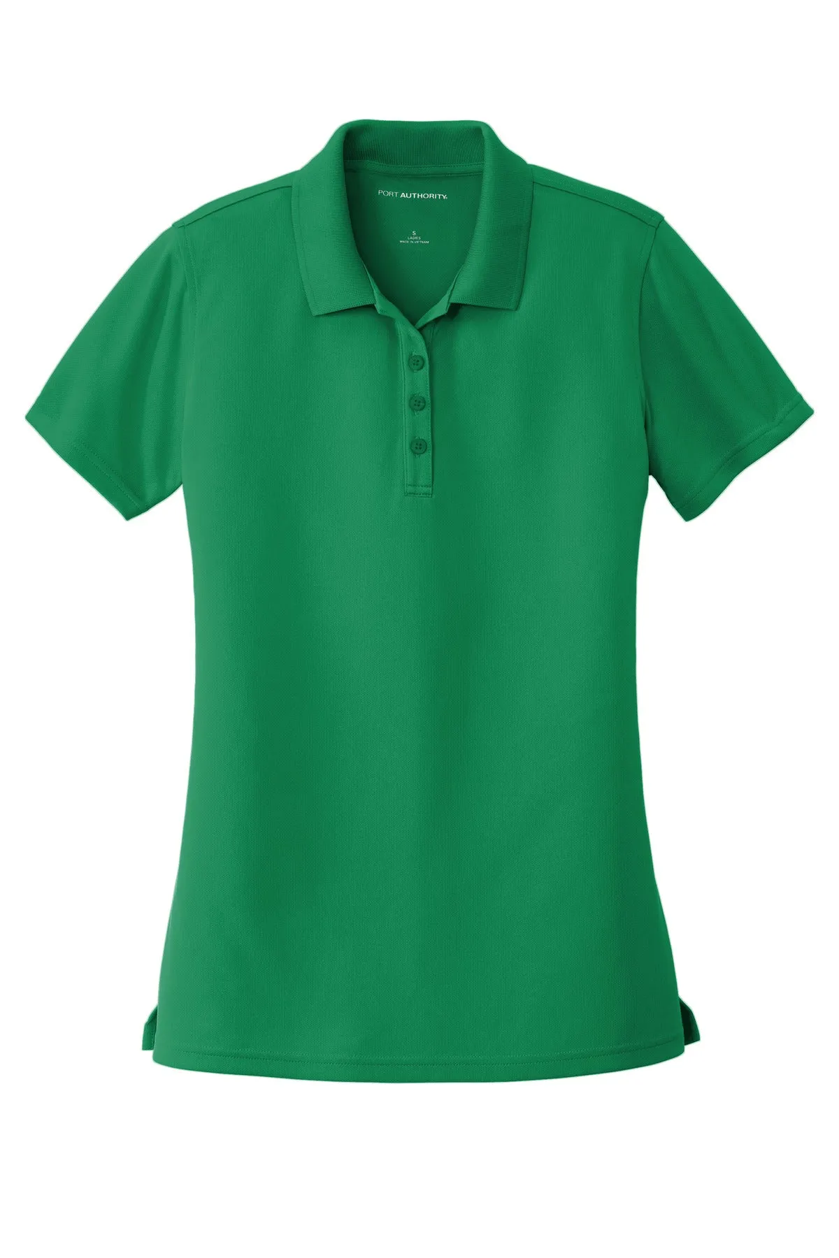 Port Authority Women's Dry Zone UV Micro-Mesh Polo. LK110 Bright Kelly Green