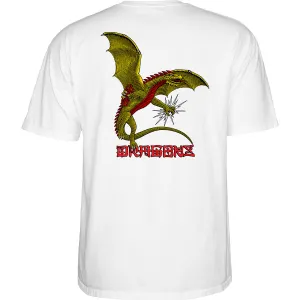 Powell Peralta - Dragon Logo Tee White