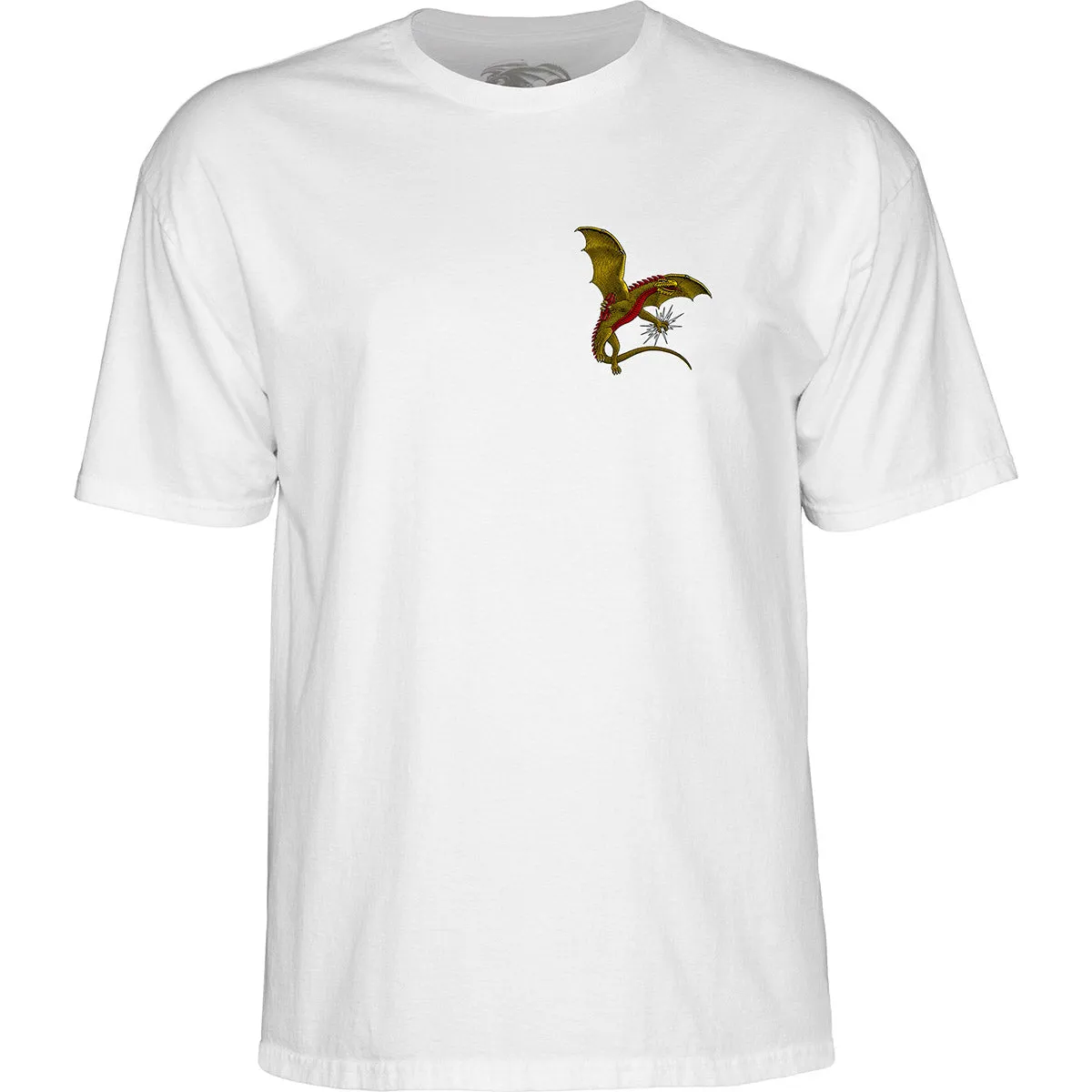 Powell Peralta - Dragon Logo Tee White