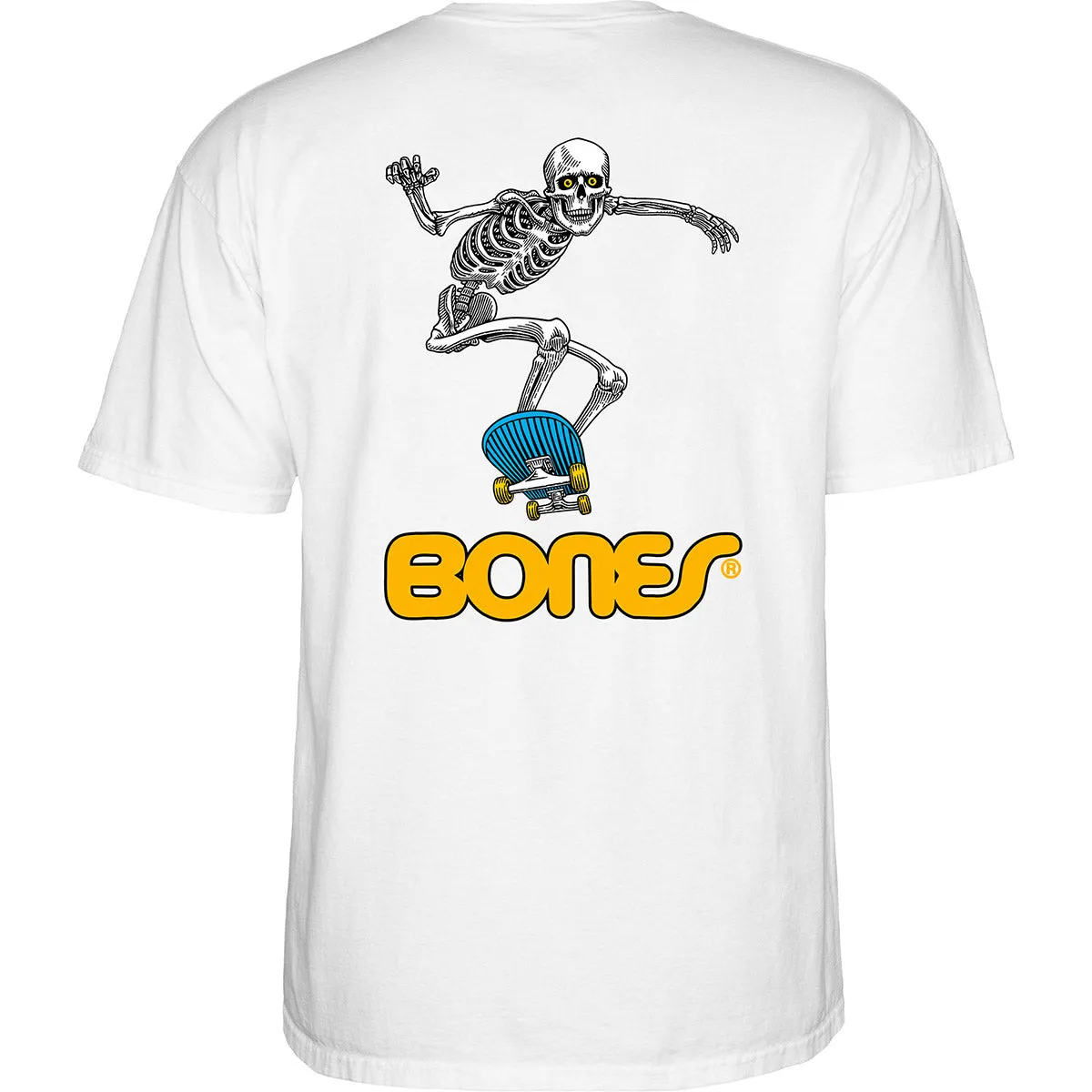 Powell Peralta - Skateboard Skeleton 2 Tee White