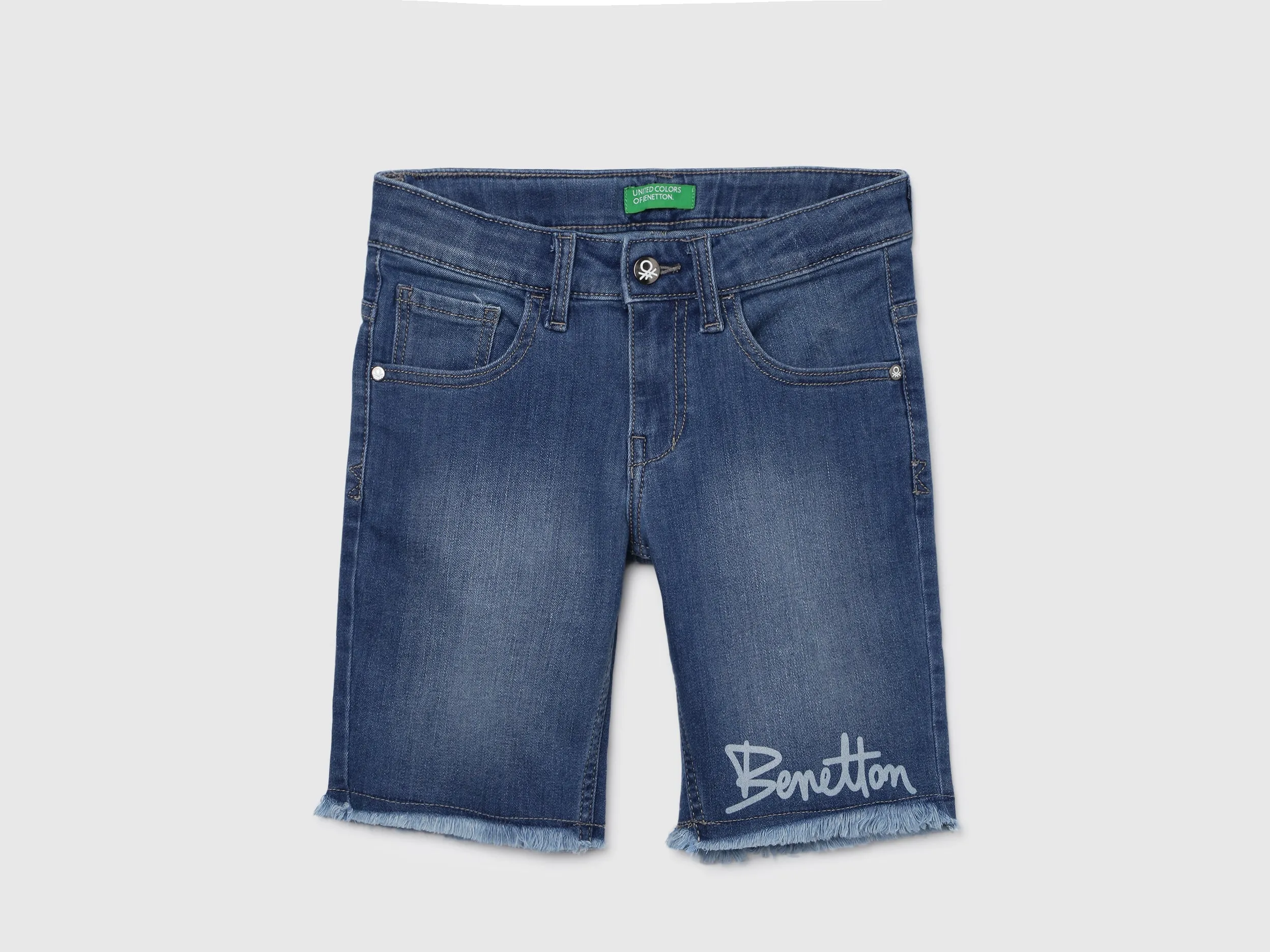 Printed Brand Logo Regular-Fit Shorts