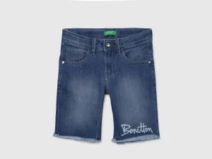 Printed Brand Logo Regular-Fit Shorts
