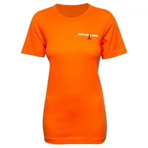 PRIVEE LABEL UNISEX  COLOR TEE - BRIGHT ORANGE