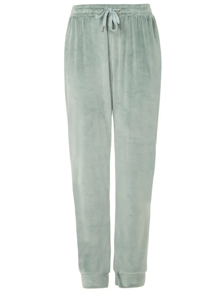 PROTEST PRTSELENE Comfy Velvet Pants | Auroragreen