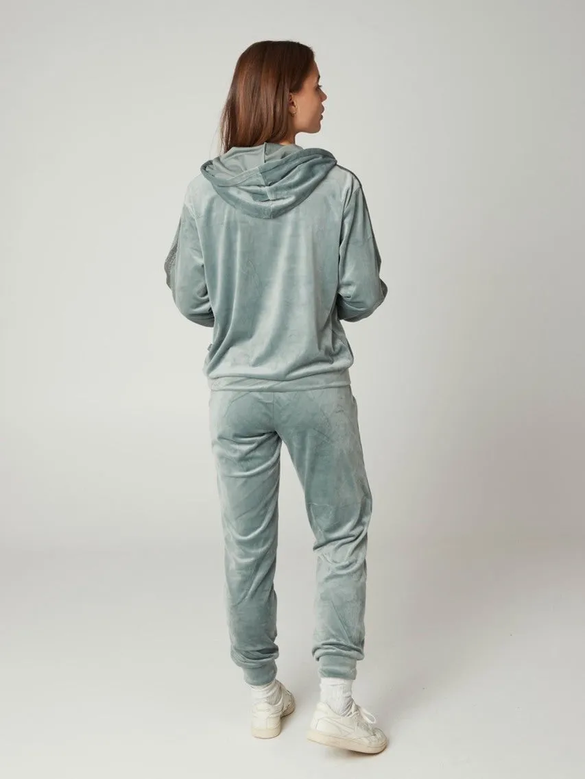 PROTEST PRTSELENE Comfy Velvet Pants | Auroragreen