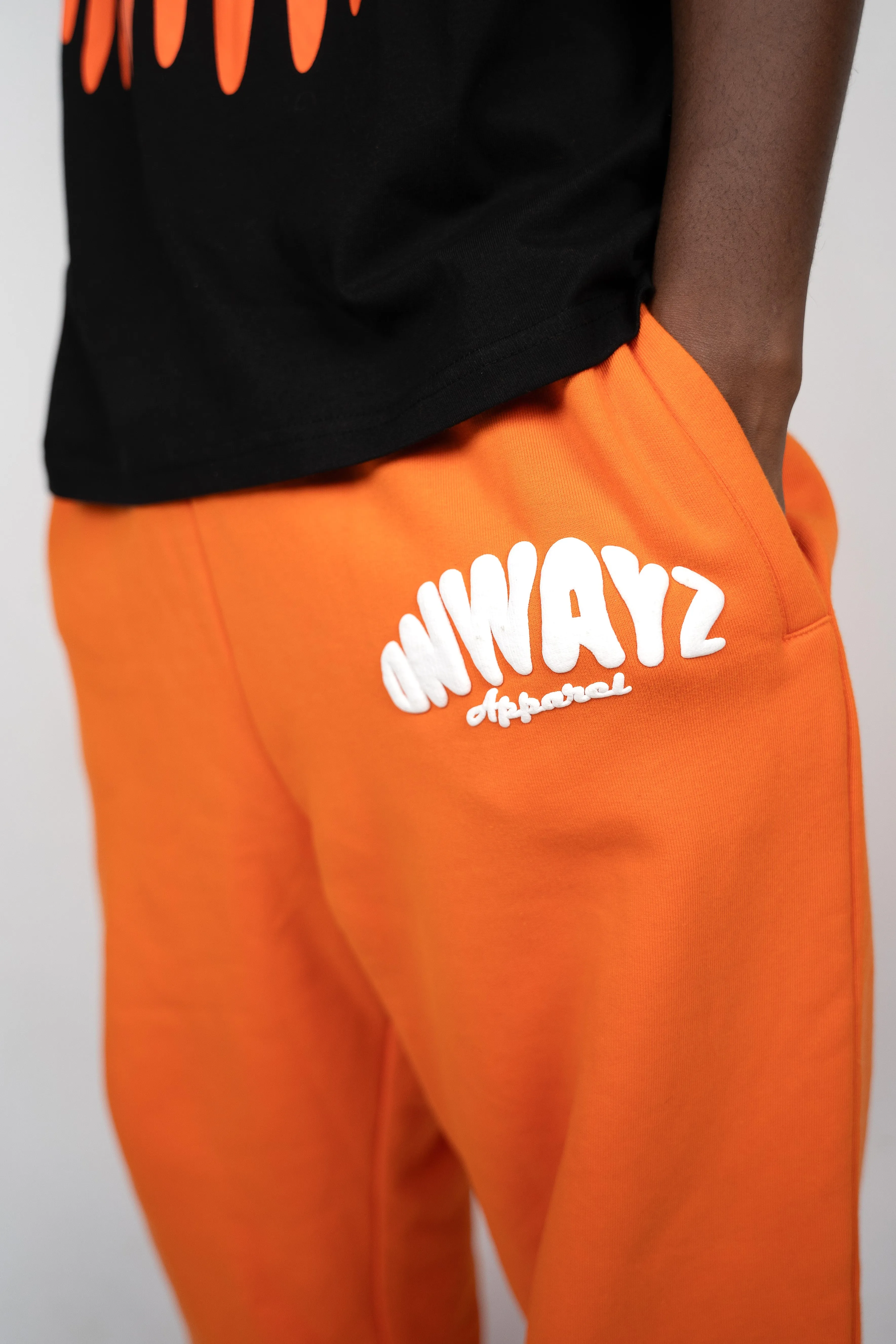 Puff Sweatpants - Orange