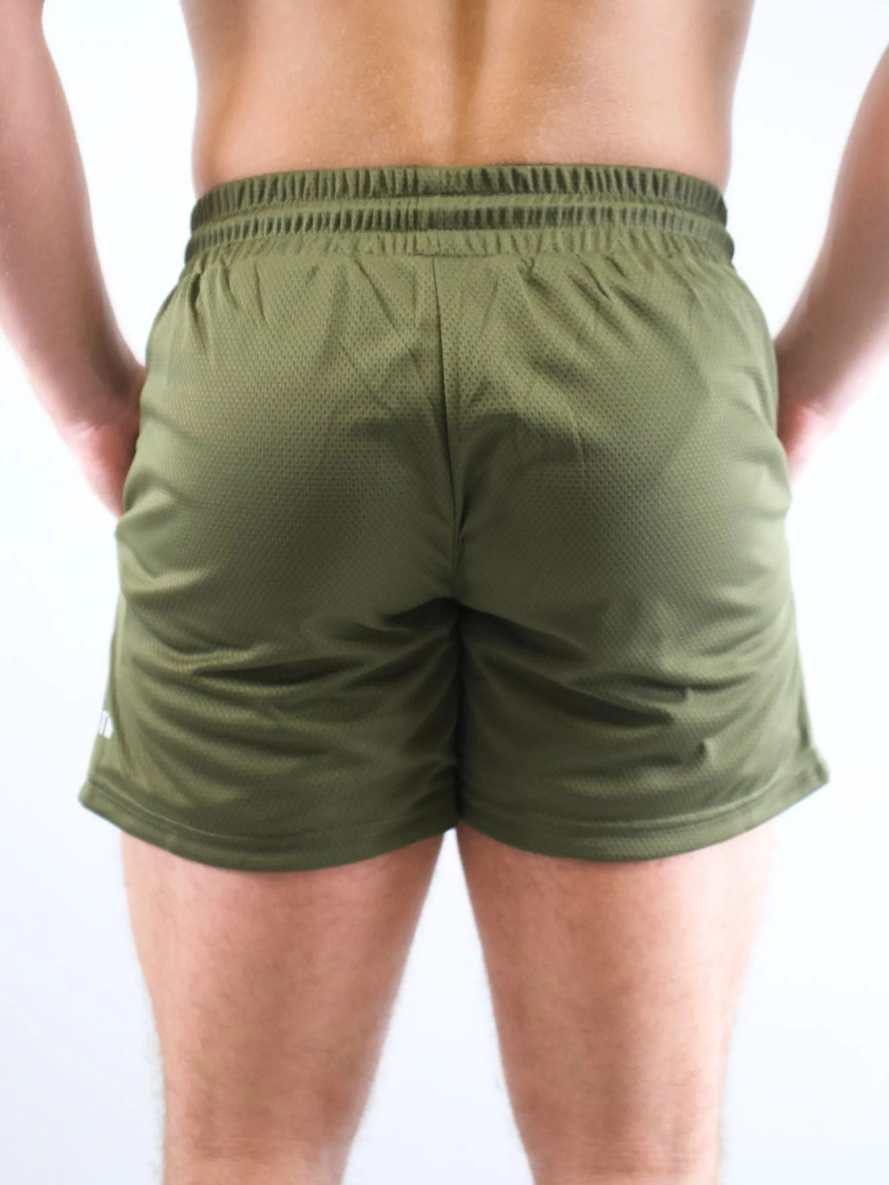 "STREIGNTH" MESH SHORTS