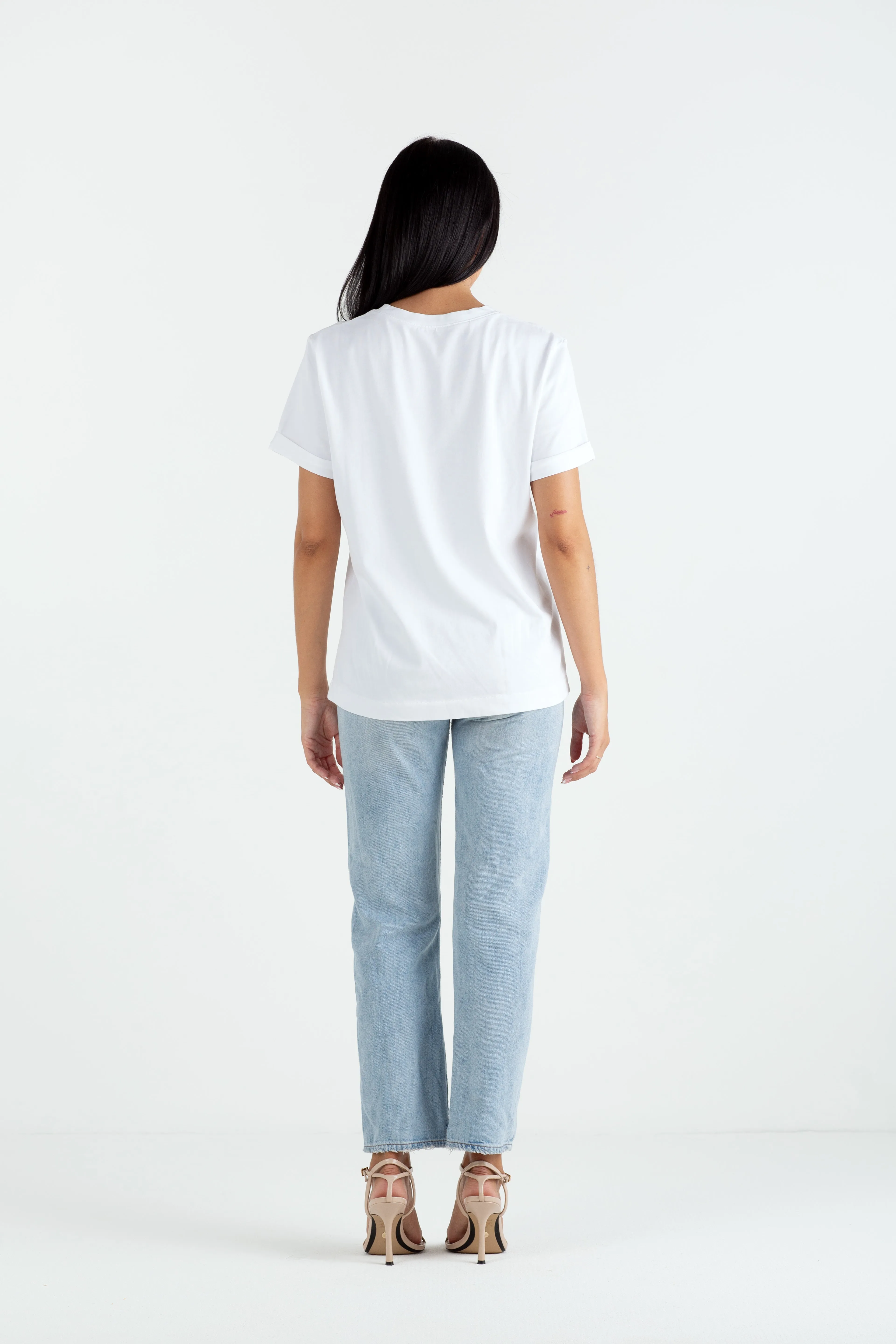 "The Anna" - Boyfriend T-shirt (White)