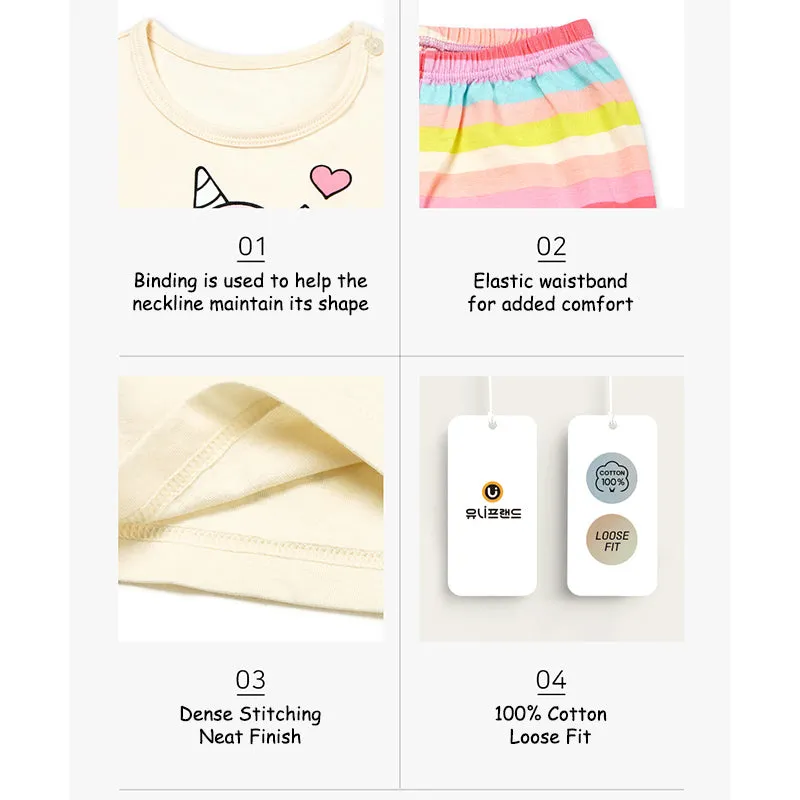 Rainbow Unicorn Sleep Set (Comfy-Fit) 2308U01