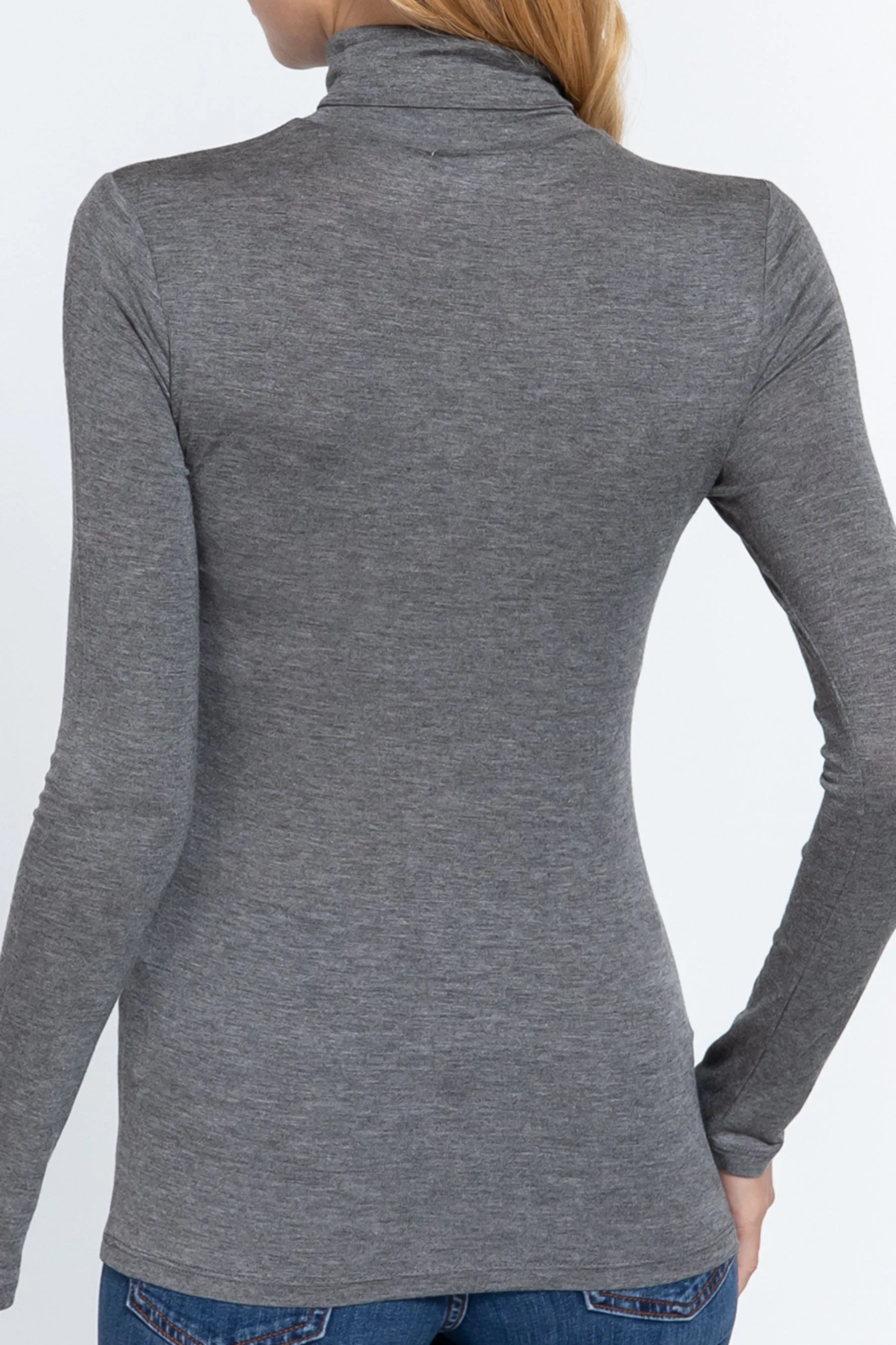 Rayon Spandex Turtle Neck Top Classic Long Sleeve T10073 $5.50Each