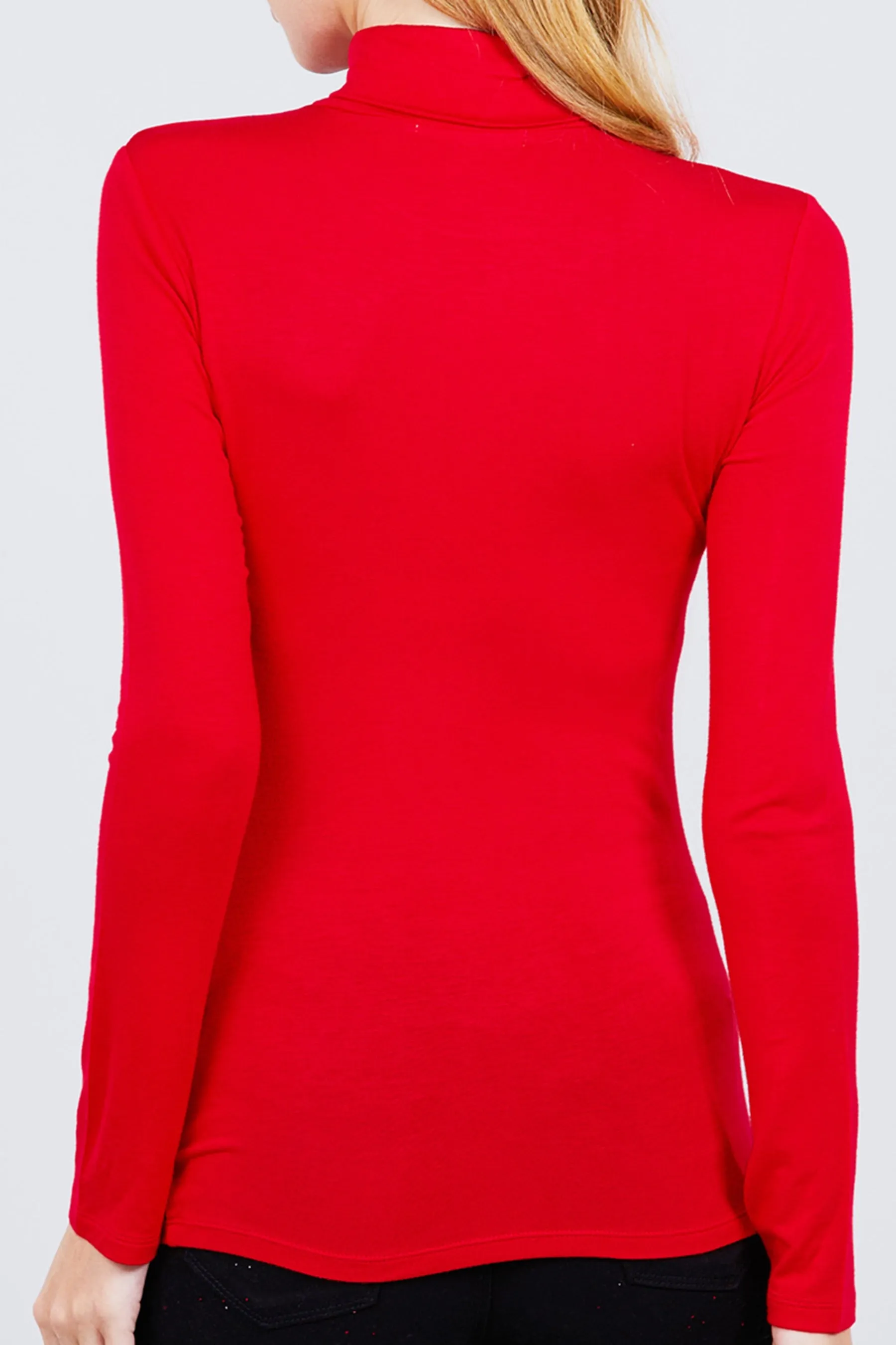 Rayon Spandex Turtle Neck Top Classic Long Sleeve T10073 $5.50Each