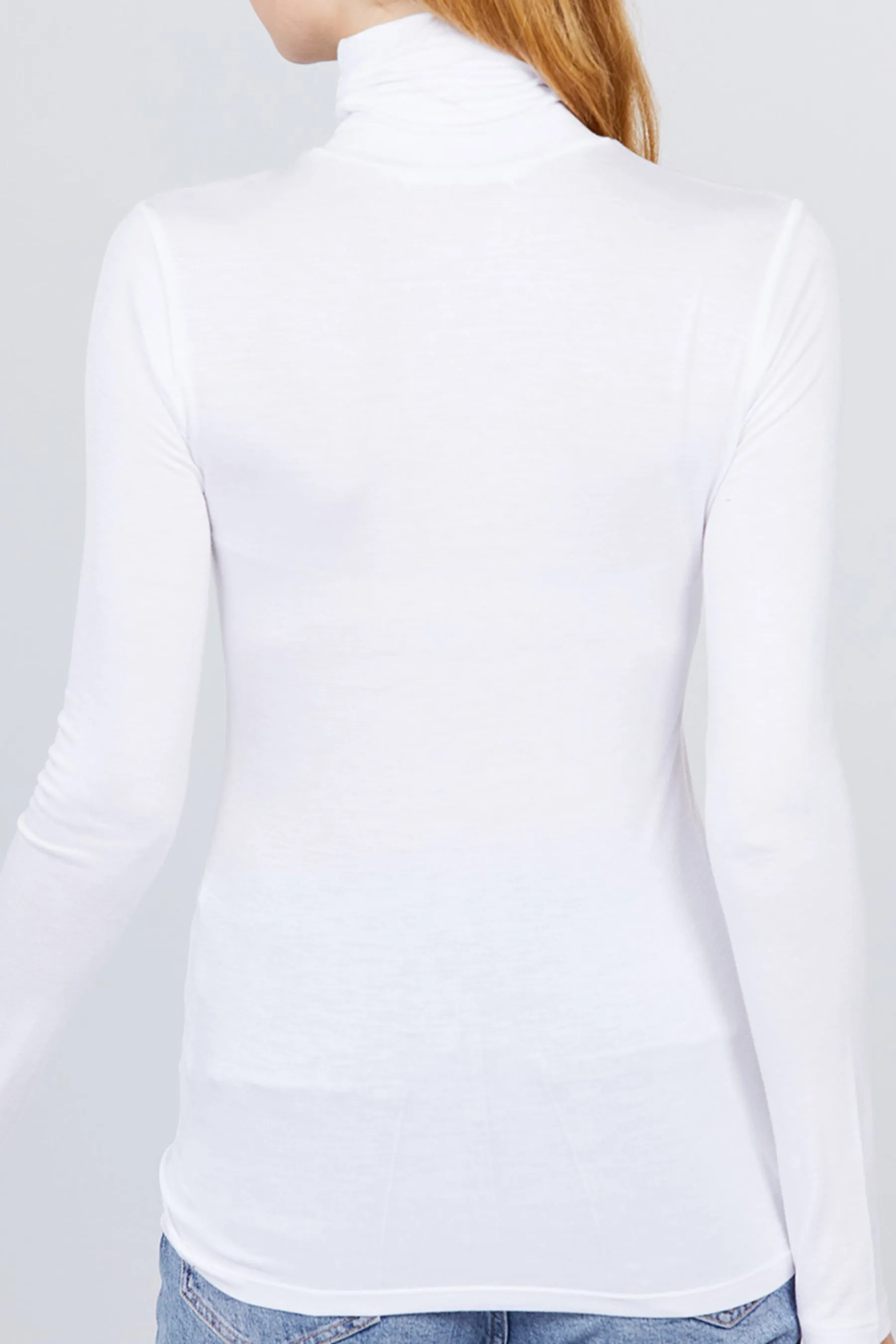 Rayon Spandex Turtle Neck Top Classic Long Sleeve T10073 $5.50Each