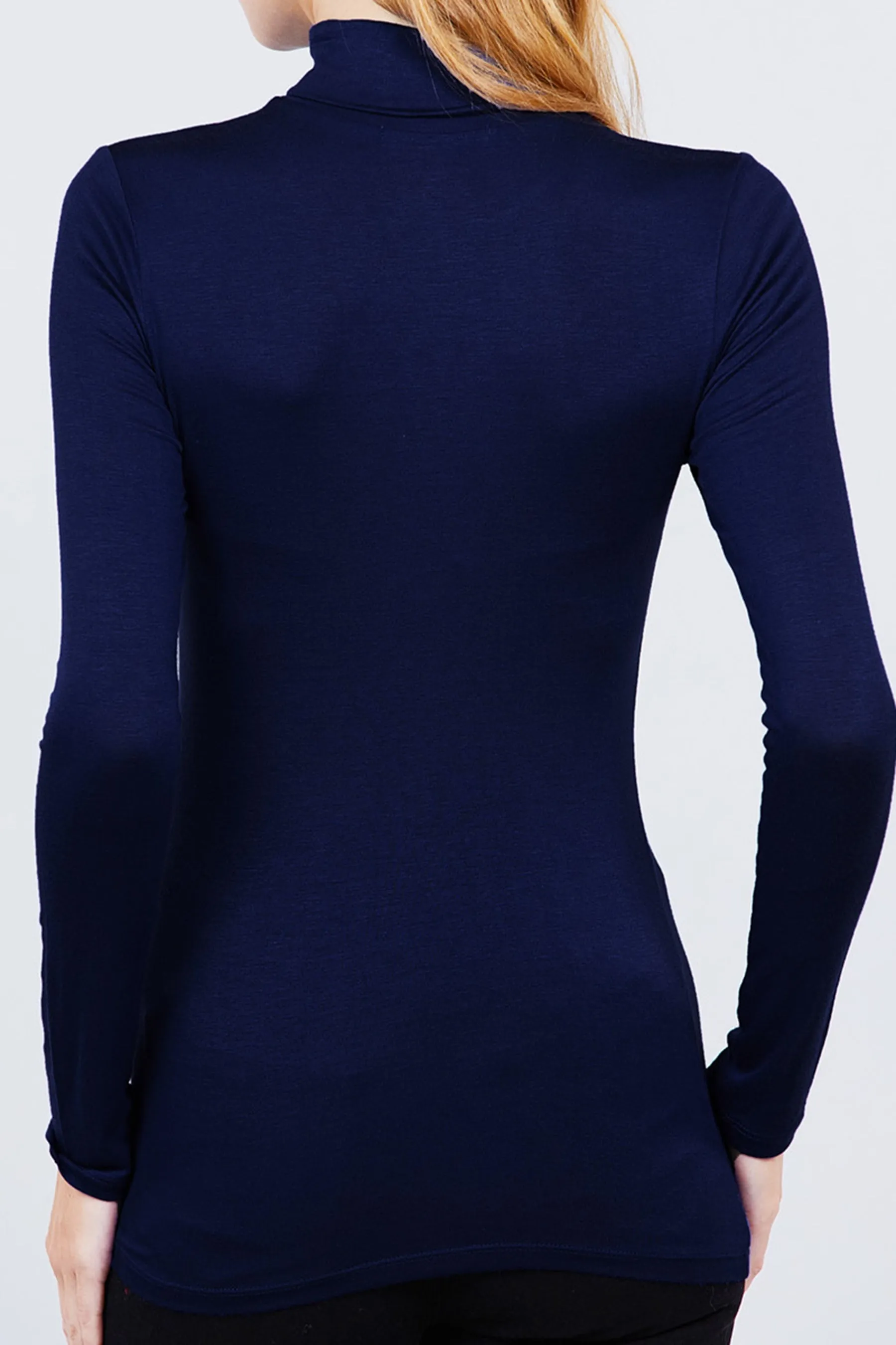 Rayon Spandex Turtle Neck Top Classic Long Sleeve T10073 $5.50Each