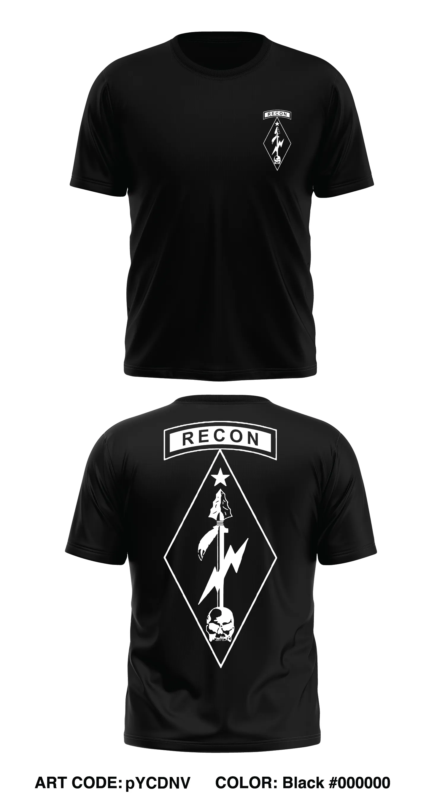Recon 3-161 In BN Store 1 Core Men's SS Performance Tee - pYCDNV