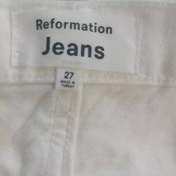 Reformation Womens Shorts Size 27 Button Fly Charlie High Rise Frayed Hem New