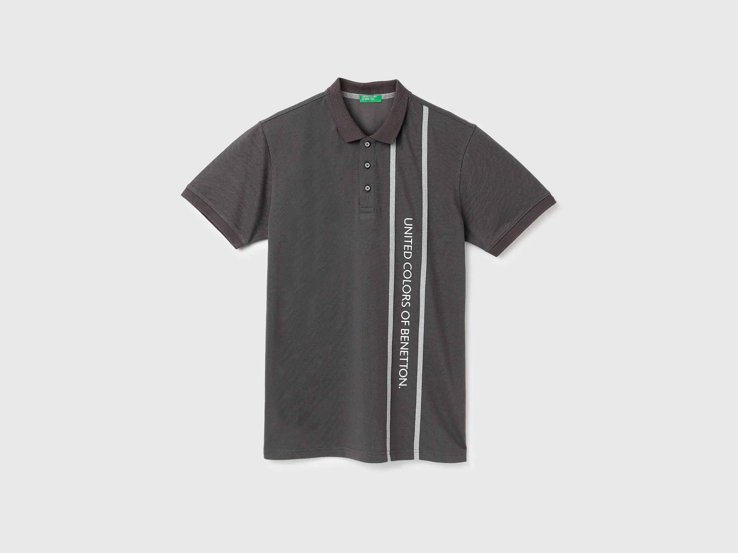 Regular Fit Polo Neck Printed T-Shirts