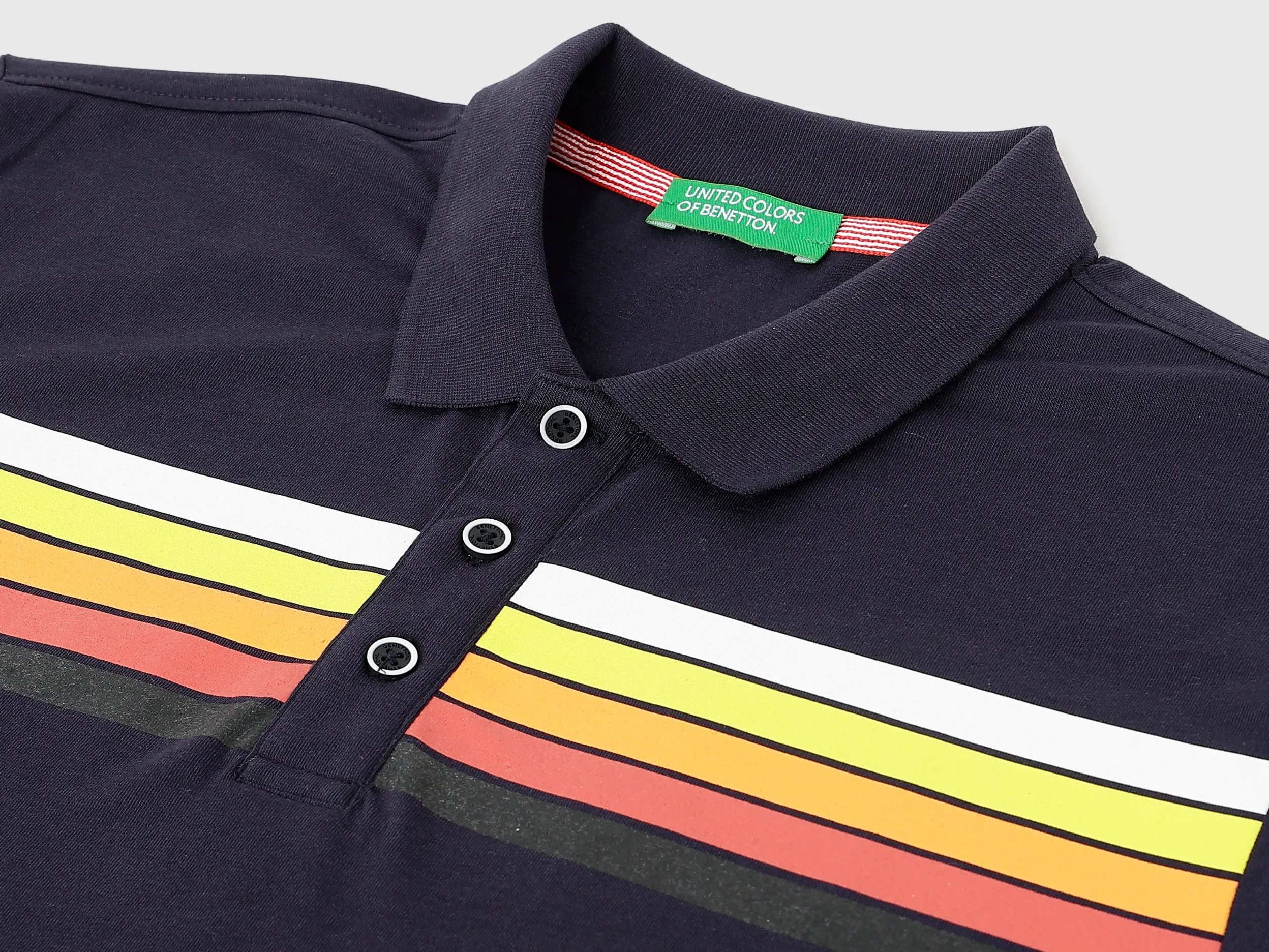 Regular Fit Polo Neck Solid T-Shirts