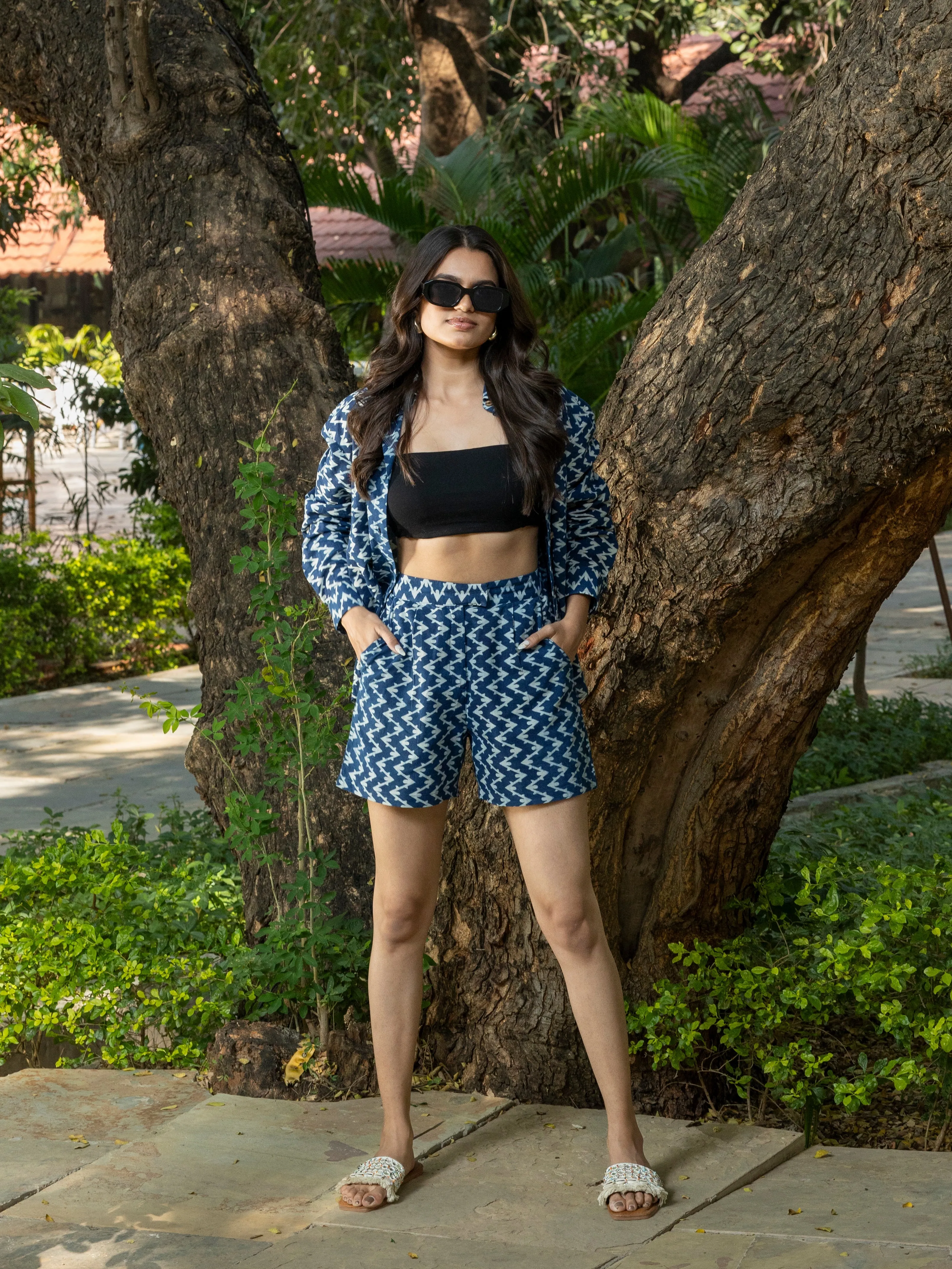 Relaxed Fit Shirt Shorts Co-ord